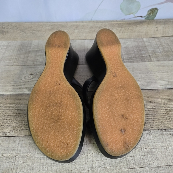 NICOLE | Nirvana Strappy Wedges in Black sz 8M - Picture 5 of 8